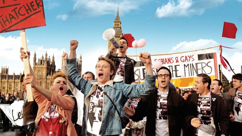 Queerguru reviews PRIDE when the UK gay community and the Miners got together to defeat Thatcher