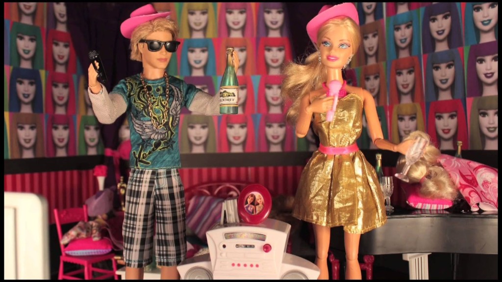 Barbie REALLY parties on New Years Eve