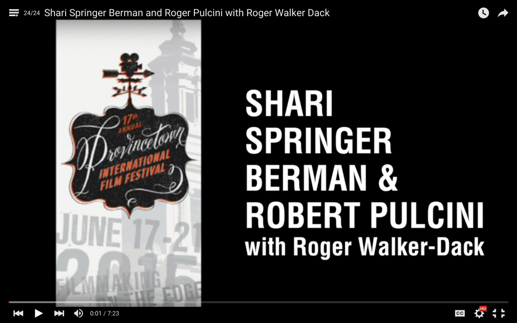RWD talks to Shari Springer Berman and Roger Pulcini