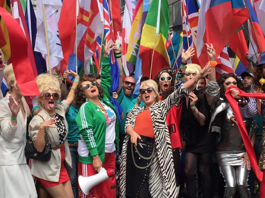 Pride in London is so Ab Fab