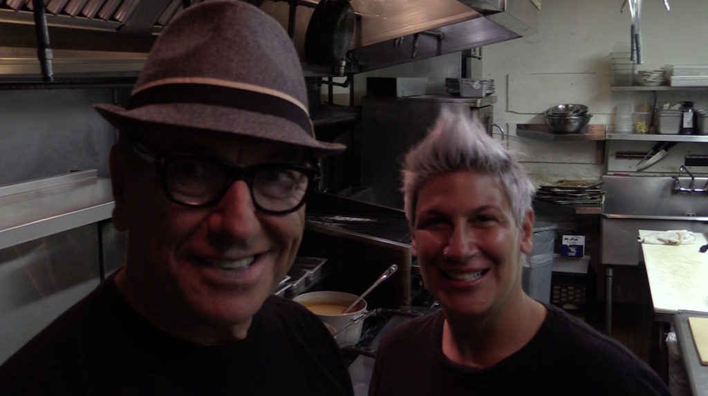 Chef Michele Ragussis cooks for queerguru