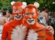 Streaking Naked For Tigers