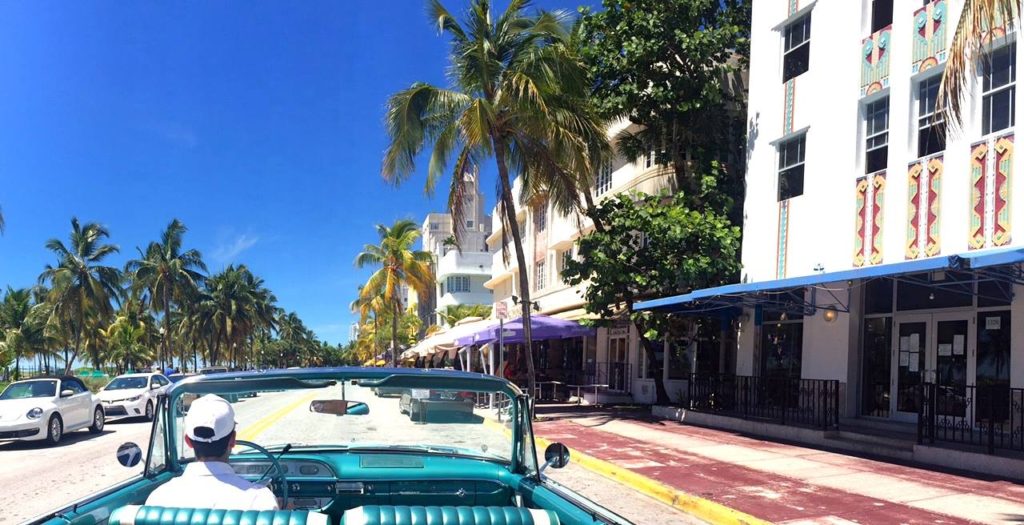 Riding down Ocean Drive in Style