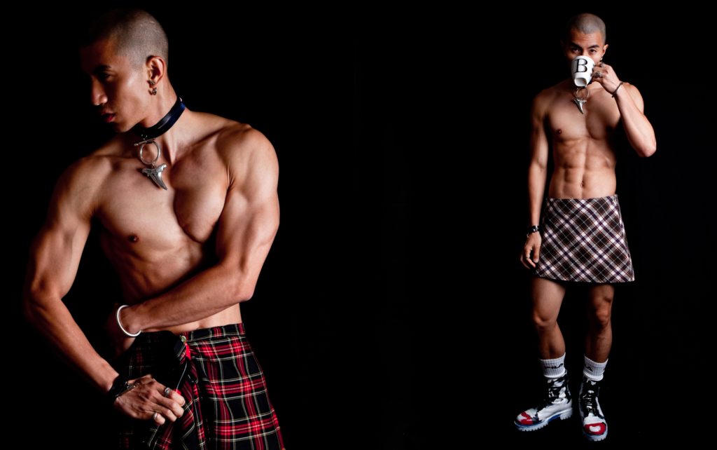 Wilfred Huang : Man in a Skirt