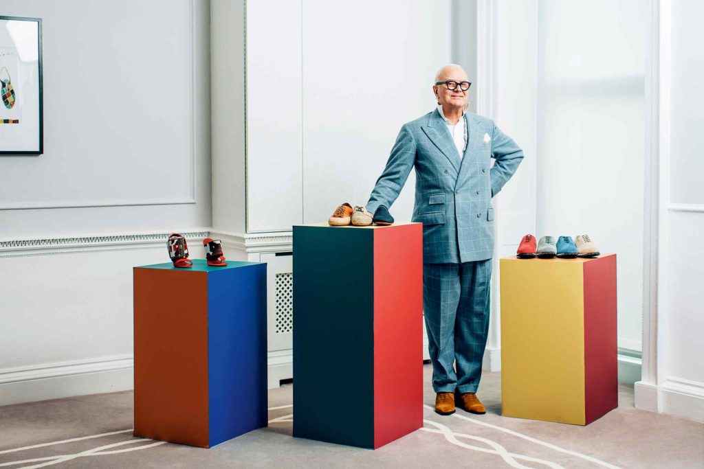 Manolo Blahnik has his eyes firmly on men now
