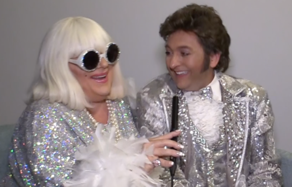 Liberace & Miss Peggy Lee talk about their award-winning show LEE SQUARED