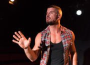 Alexis Gregory performs RIOT ACT at a Charity Gala for World AIDS Day