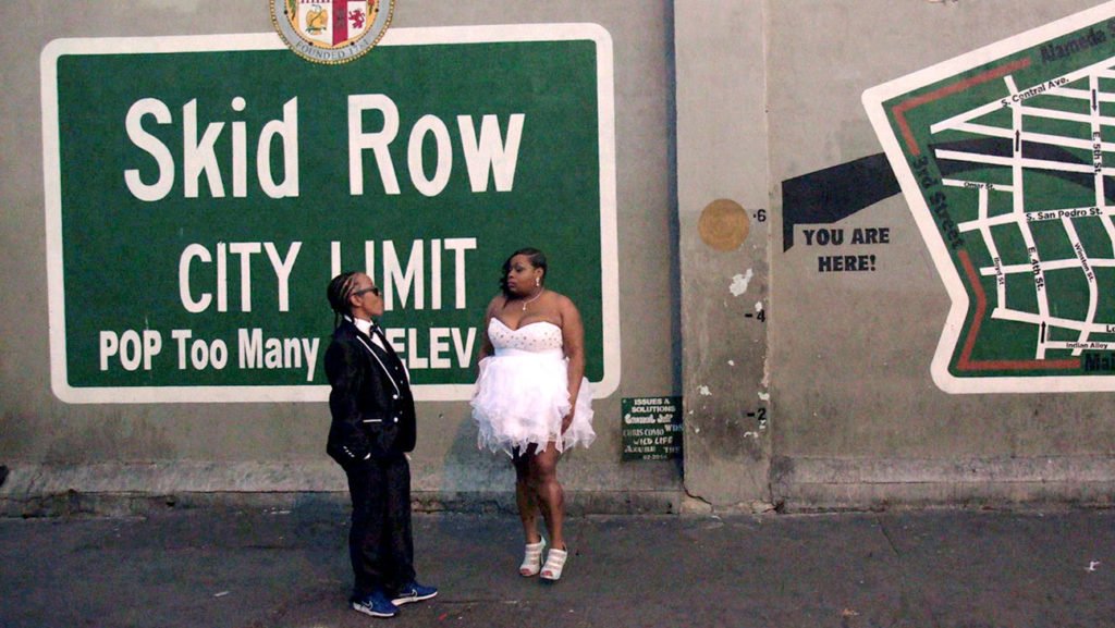 Game Girls : a lesbian couple making a life together  of sorts on Skid Row