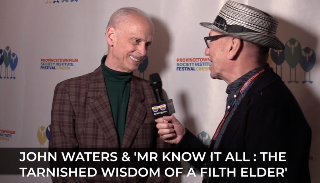 Queerguru manning The Red Carpet at the Opening Party of PTown Film Fest