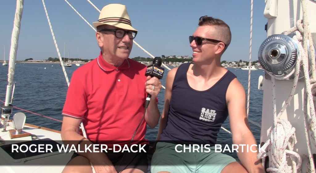 Sailing in PTown with Chris Bartick aboard MOMENT