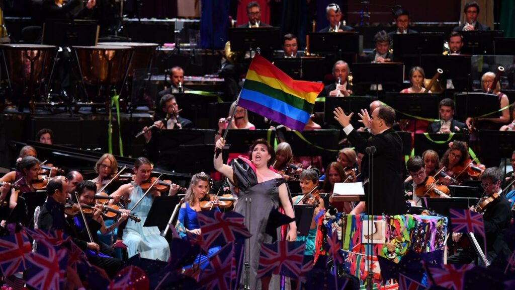 Jaime Barton really rocks with her performance in the most traditional Brit concert ever