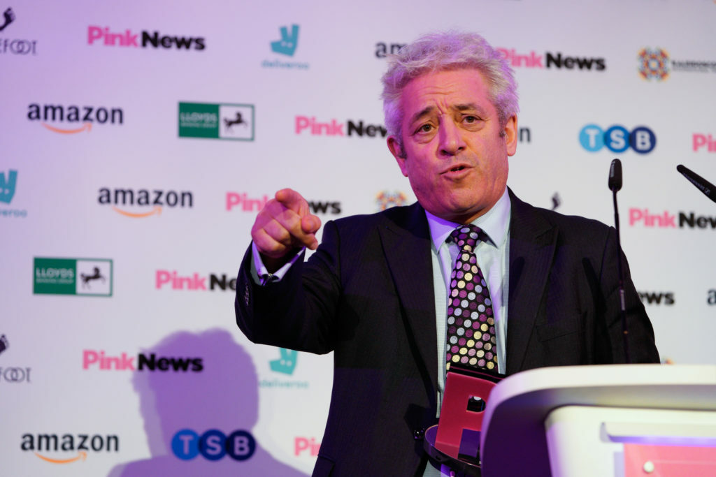 House of Commons Speaker John Bercow : Trans Rights are Human Rights