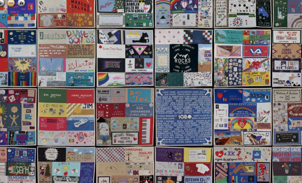 AIDS MEMORIAL QUILT VIRTUAL EXHIBITION FOR WORLD AIDS DAY