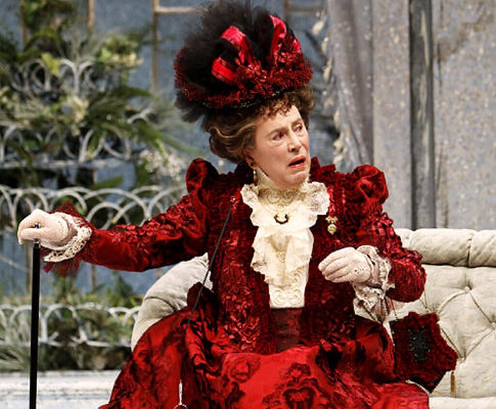 The sublime Brian Bedford as Lady Bracknell is now streaming online