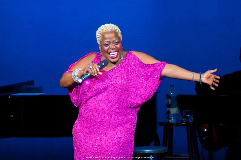 Tony Award Winner LILLIAS WHITE want us “to go out and get yourself some happy!”