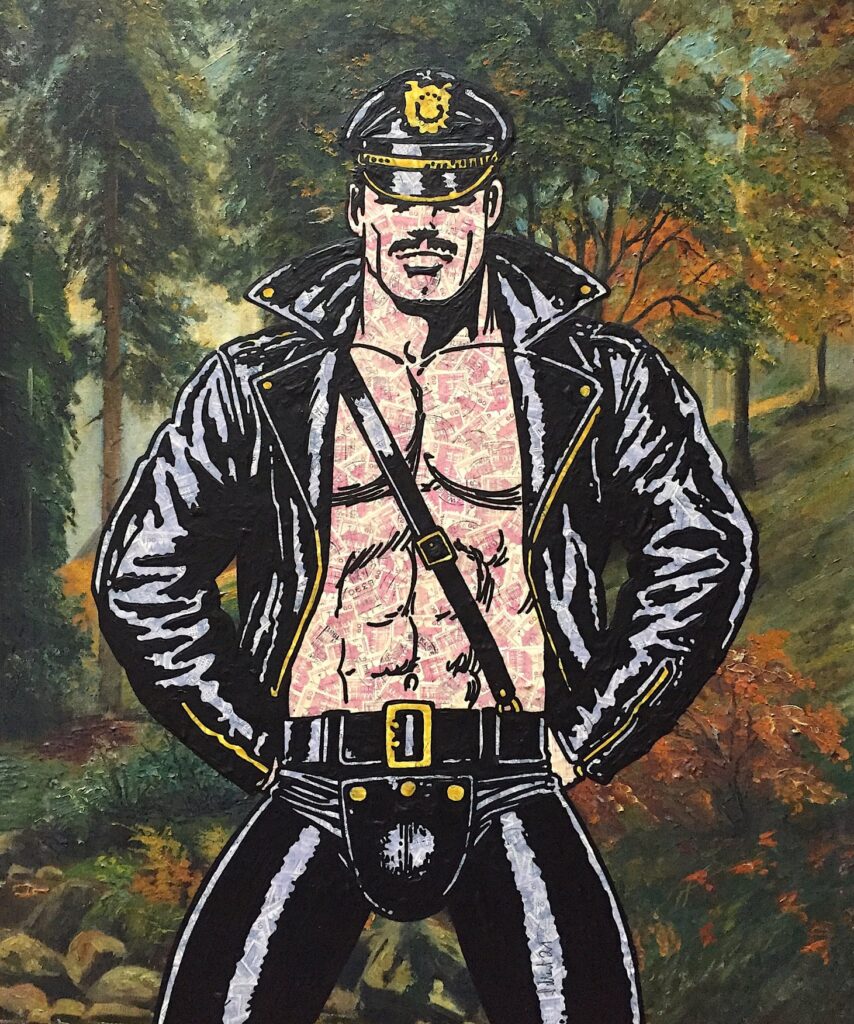 Berliner queer artist Stefan Merkt has Tom of Finland all licked