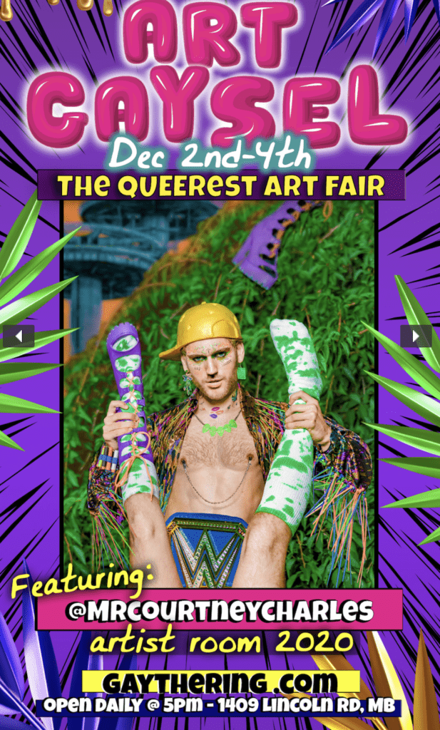 Courtney Charles brings The Jetsons to ARTGAYSEL 21, Miami’s Queerest ArtFair