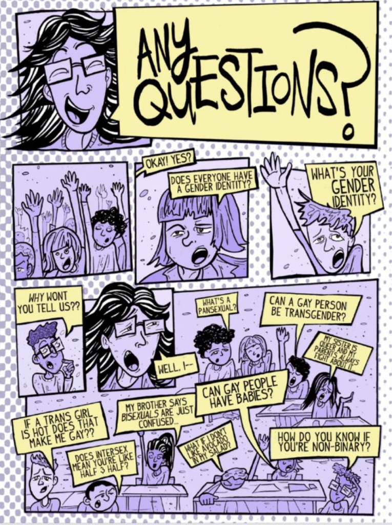 Any Questions? A Comic on LGBTQ+ Inclusion for Educators