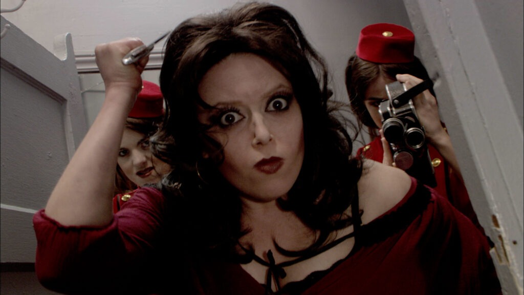 Peaches Christ and the return  her long-lost demented, blood-splattered classic cult ALL ABOUT EVIL