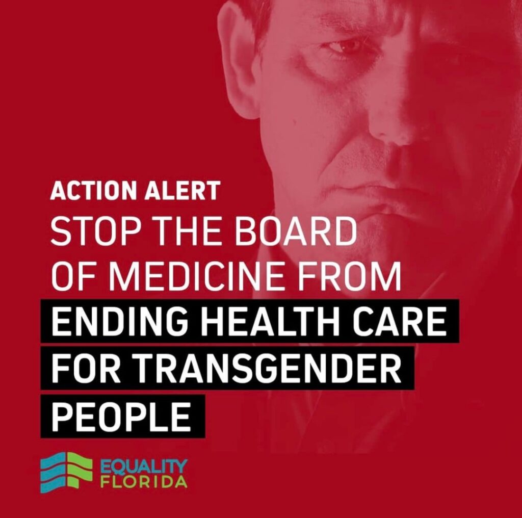 STOP the FL Board of Medicine from ENDING HEALTH CARE FOR TRANSGENDER PEOPLE