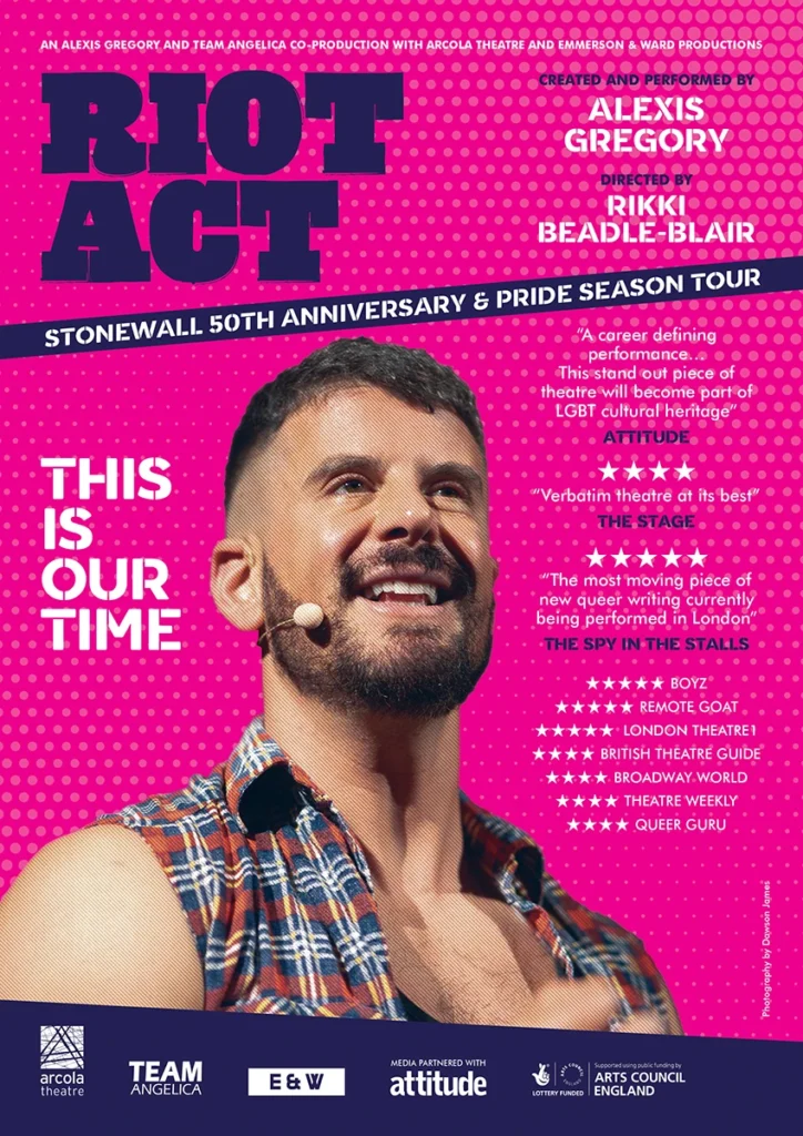 Alexis Gregory talks about performing RIOT ACT at Crazy Coqs on Dec 1st to mark WORLD AIDS DAY