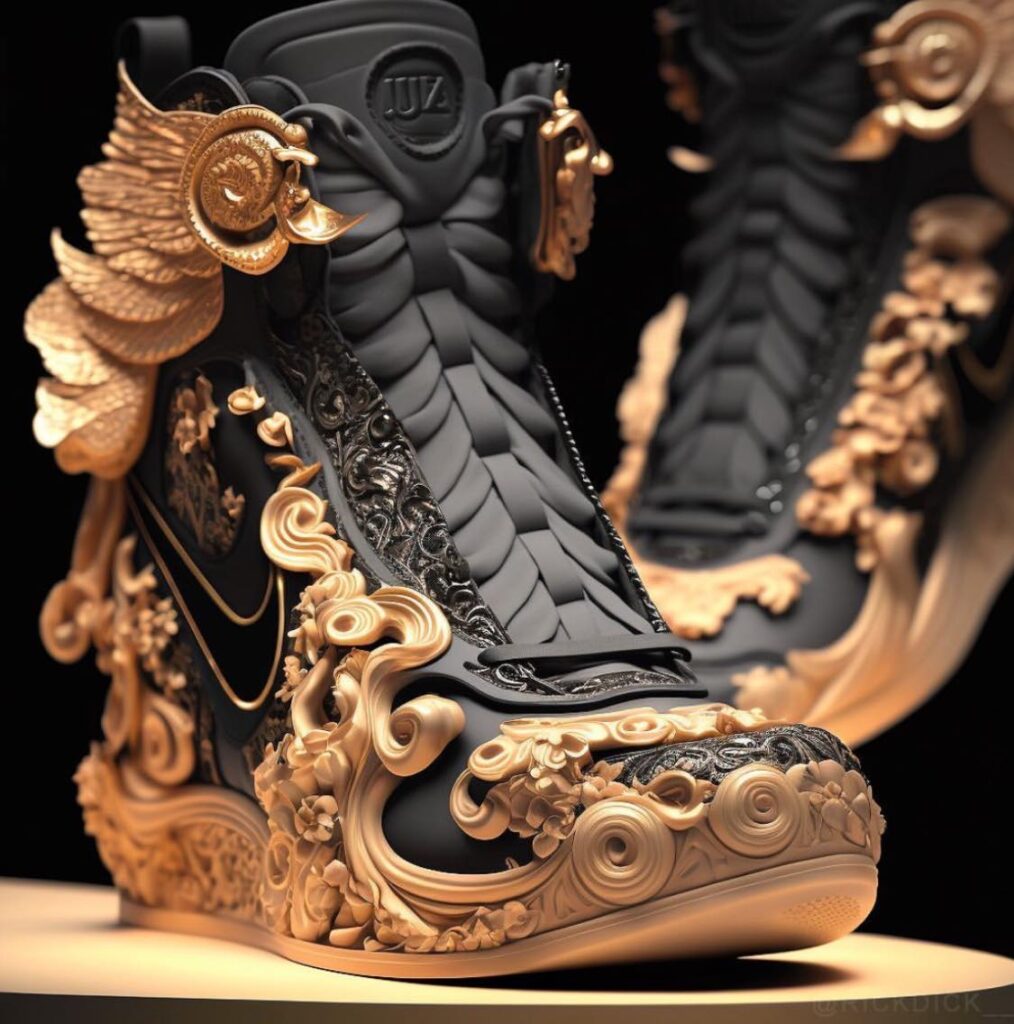NIKE X BALMAIN – ROCOCÒ STYLE : fantasy footwear fit for a queen