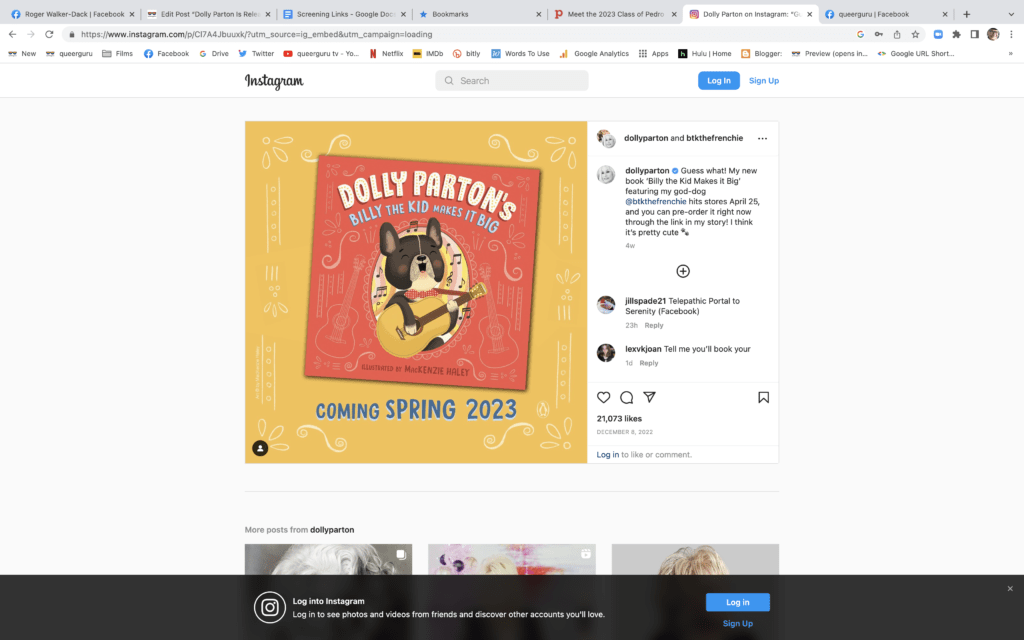 Dolly Parton Is Releasing an Anti-Bullying Children’s Book Starring Her God-Dog Billy the Kid