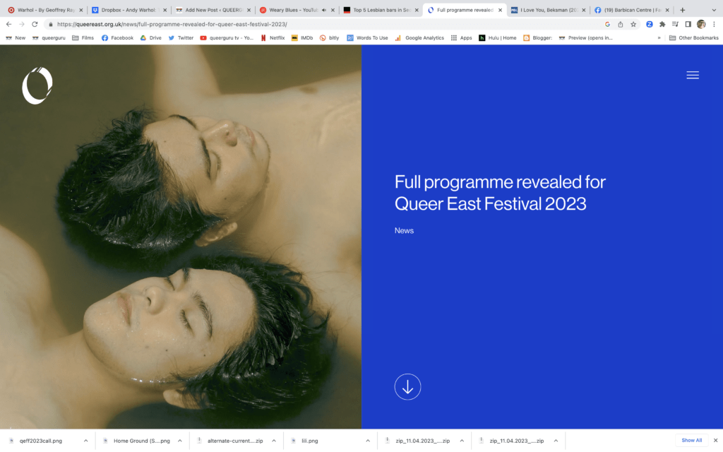 Queerguru’s Ris Fatah’s TOP PICKS OF MUST SEE MOVIES at Queer East Festival, London