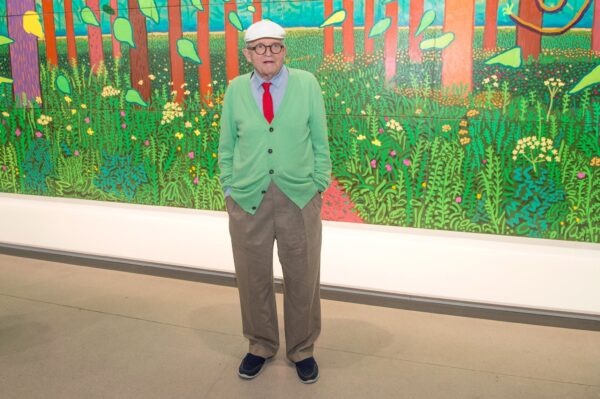 David Hockney kept himself busy during Covid by creating a 314' frieze -  QUEERGURU