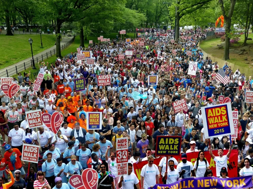 The annual GMHC AIDS WALK NY…. the world largest….. is on May  21st