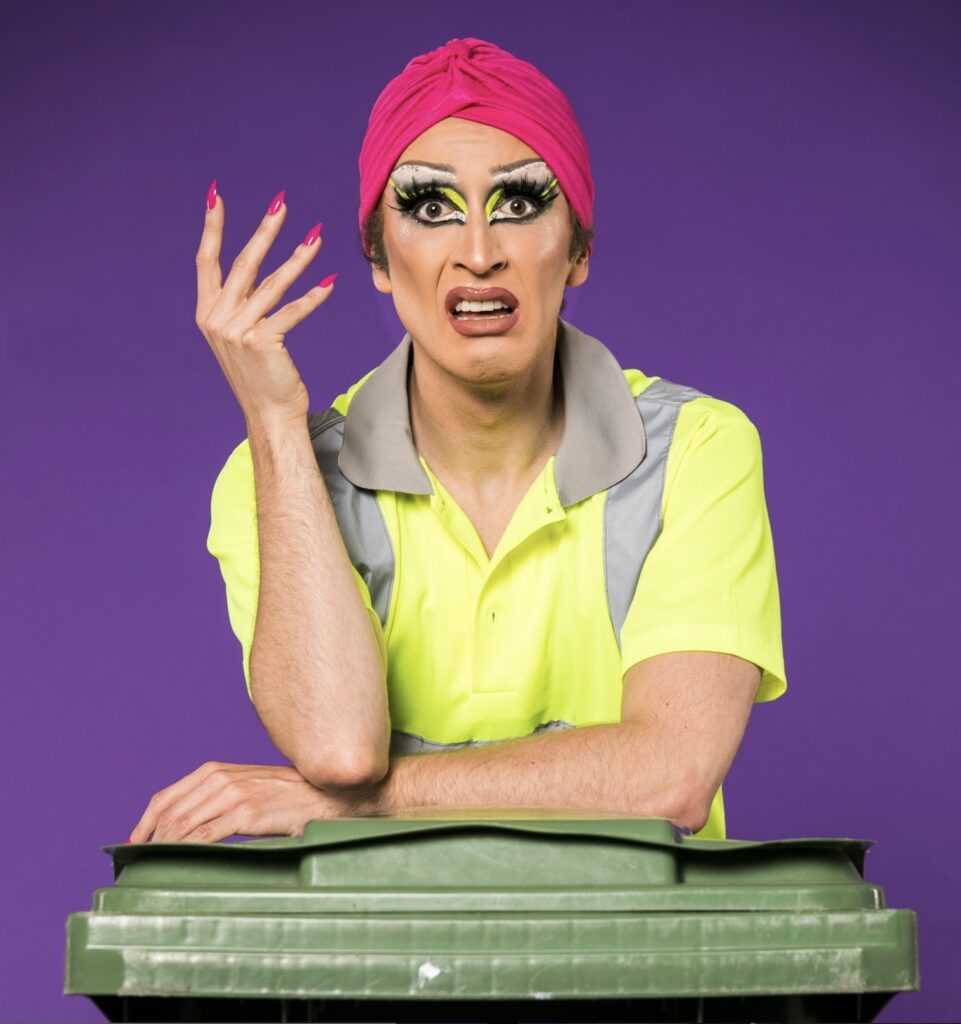 Writer/performer/drag queen JOE LEATHER talks about  WASTEMAN his new hilarious one-man-show