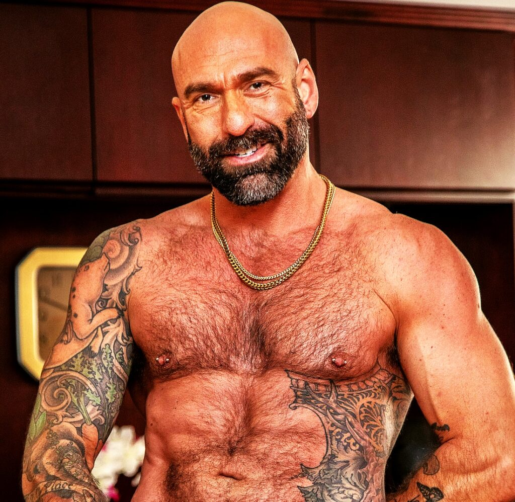 A fully-clothed DREW SEBASTIAN  talks about  his one-man-show DAD’S CABARET