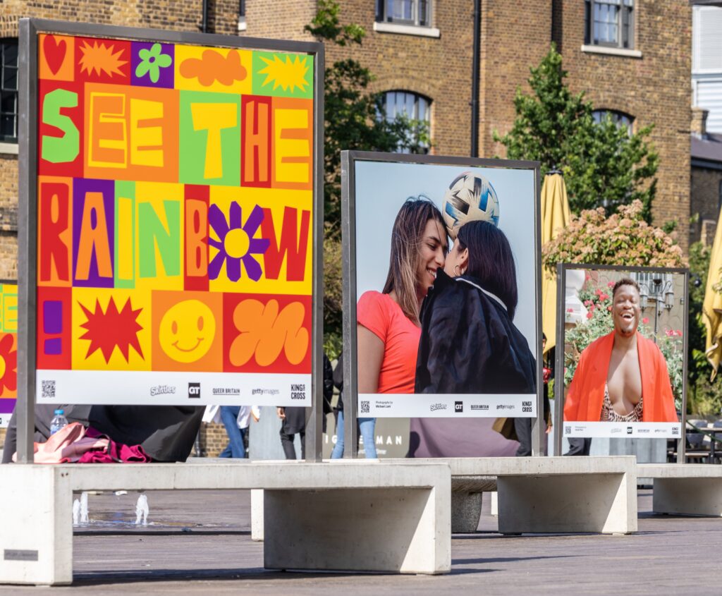 QUEER JOY  a stunning Open Air Exhibit at Kings Cross, London