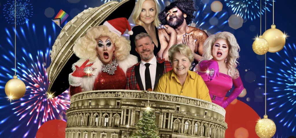 Peaches Christ and Edwin Outwater talk about their Anglo-American queer star studded cast in CHRISTMAS GAIETY which opens in London’s Royal Albert Hall