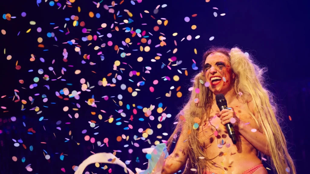 Queerguru’s Andrew Hebden reviews Lucy & Friends ‘a riot of bloody, absurdist, hamster wheel clowning’  CARRIE ON LAUGHING