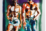 Georg Meyer-Wiel’s  new Show  ‘BOYS IN THE SAND’  with men in pools and in the natural environment.  @Ed Lesh Gallery, PTown