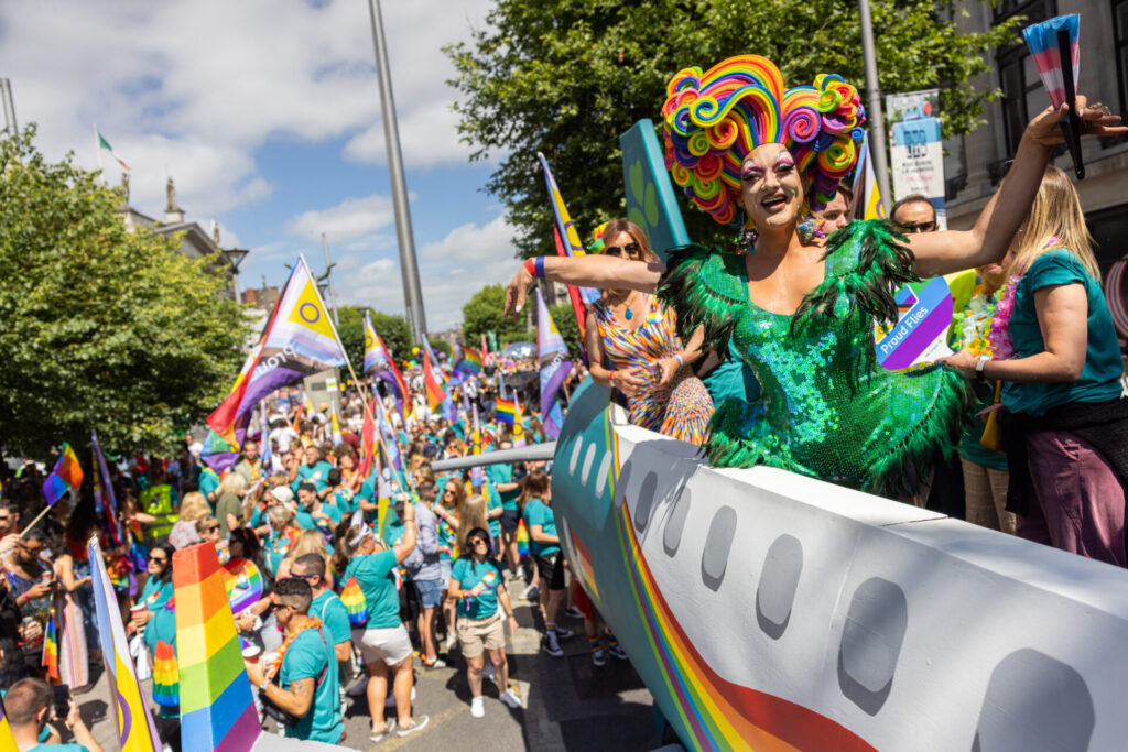AER LINGUS ‘s unwavering support for DUBLIN GAY PRIDE is something wonderful to behold