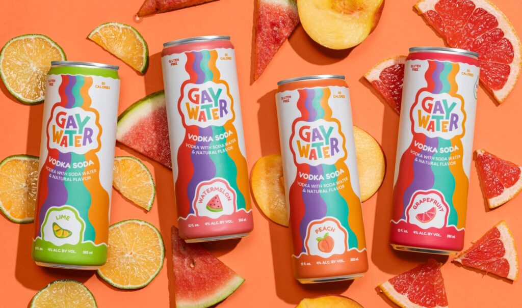 Finally GAY WATER !  Now our queer lives are really complete …..