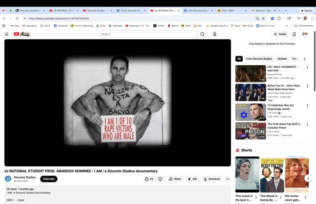 Queerguru reviews  I AM : a compelling Award-winning doc about a viscous male rape that inspired the help of complete strangers