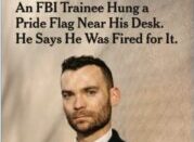The FBI terminated David Maltinsky’s 18 year tenure for hanging a PRIDE FLAG near his desk