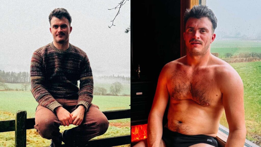 Scots ‘TRAITOR’ contestant shares his passion with his  WEE GAY HIKE CLUB  + standing on his head NAKED