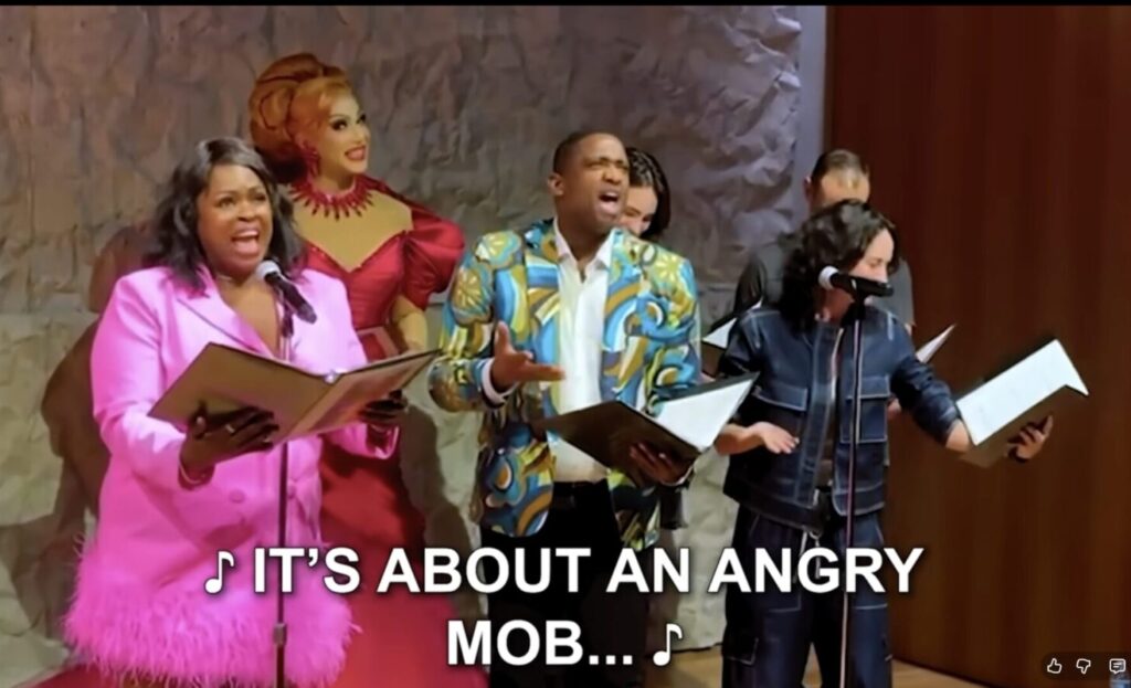 One Gay More ….from  the ‘Love Is Love Pride’  protest concert at the Kennedy Center on Monday