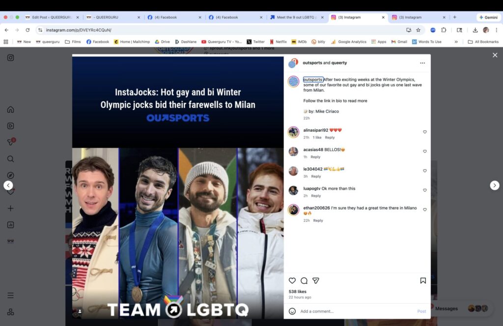 Record-Breaking WINTER OLYMPICS for TEAM LGBTQA+ with most medals in History