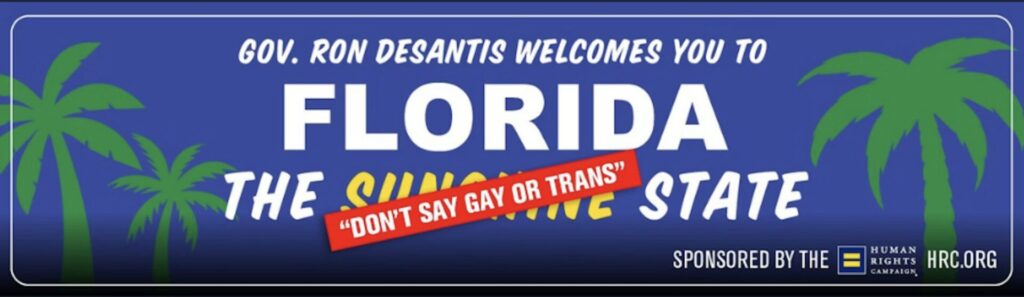 De Santis pushes once Blue Florida deeper and deeper into the RED