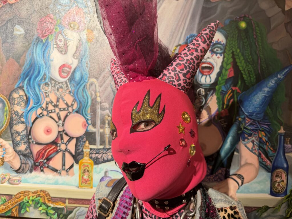 Queerguru’s Peter Herbert reviews ‘PERSONA’  a stunning collection of MASKS @The Crypt Gallery,       St Pancras Church,  London