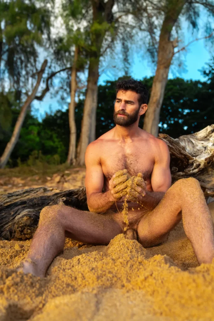 Chris Salvatore is ISLAND BOY  a new coffee table book shot by Lester Villarama in Kauai, Hawaii.