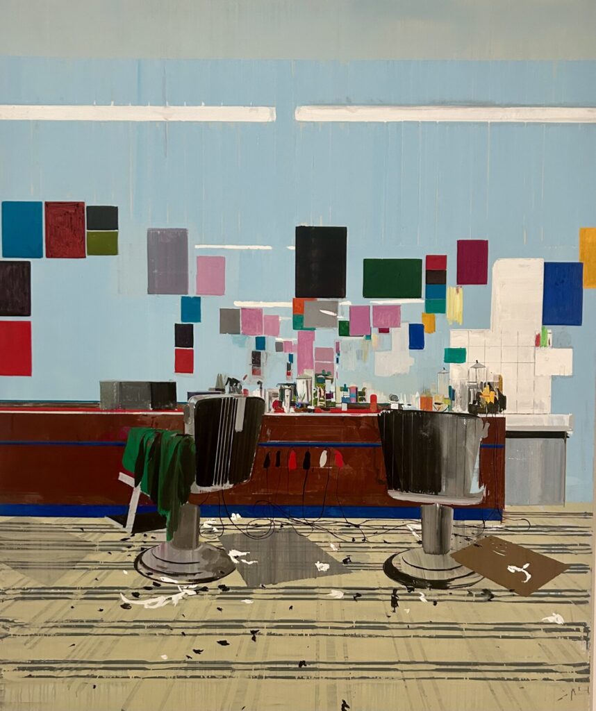 Queerguru´s Ris Fatah reviews the intensely colourful, identity-questioning work of British artist Hurvin Anderson, on at London´s Tate Britain.