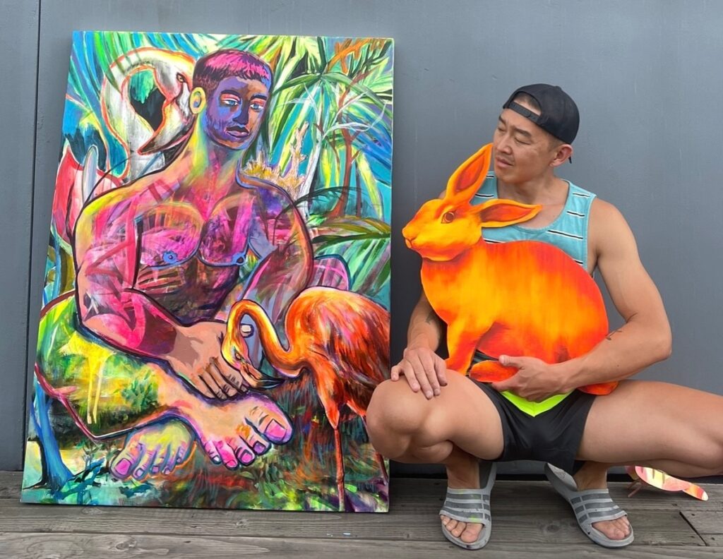 SF Artist JUN YANG talks about ART GAYSEL 13 , and being a PTown Virgin!