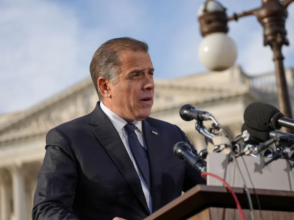 Hunter Biden Says Everyone in D.C. Knows There’s a “Closeted Gay Mafia” of Republicans
