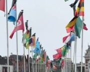 At World Pride Amsterdam, the ZERO FLAGS PROJECT represent the 63 Countries where HOMOSEXUALITY IS STILL ILLEGAL